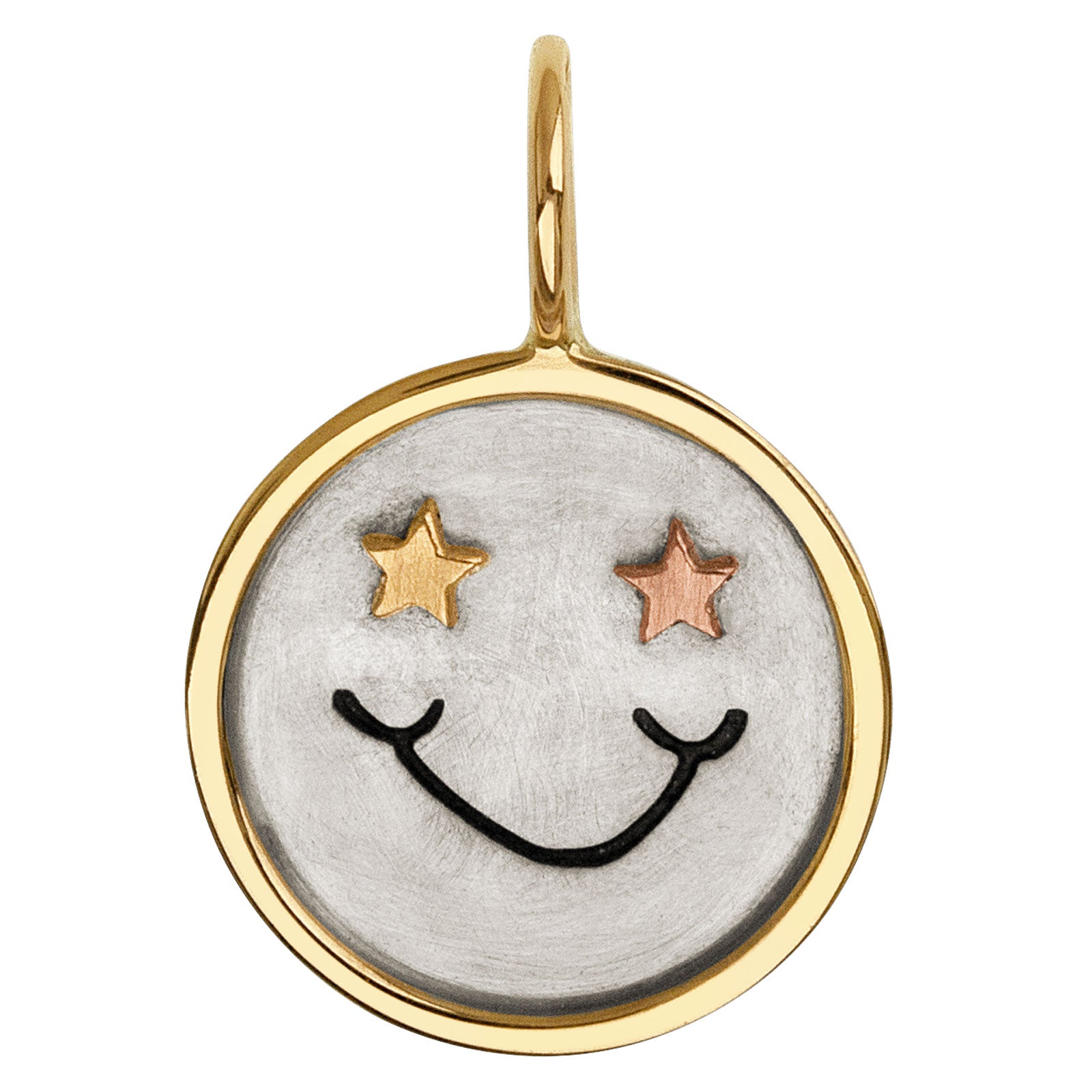 Smiley Face Round Charm – Heather B. Moore