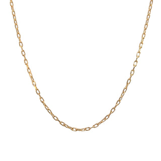 1.7mm Yellow Gold Chain