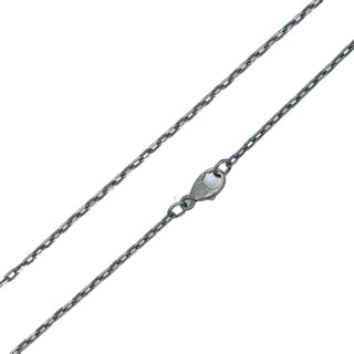 1.7mm Silver Patina Chain