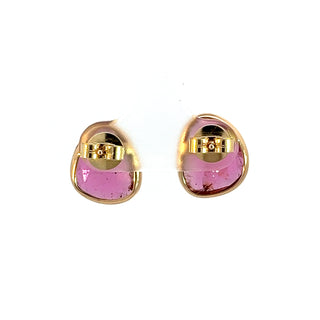 Pink Tourmaline Elizabeth Stone Earrings