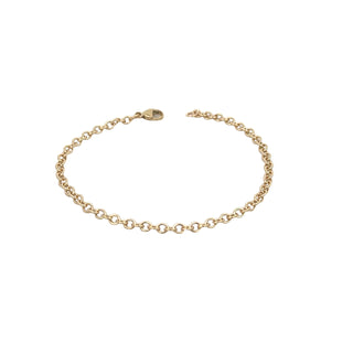 3mm Yellow Gold Bracelet