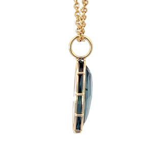 Medium London Blue Topaz Harriet Stone