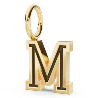 Gold Serif Initial Charm