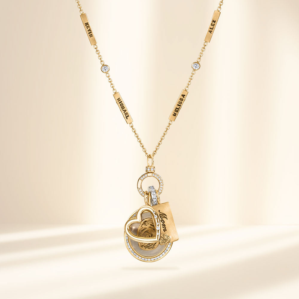 Create Your Story — Build Your Personalized Gold Charm Necklace