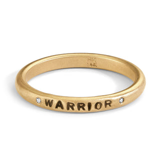 Size 7 2.5mm Warrior Scroll Ring