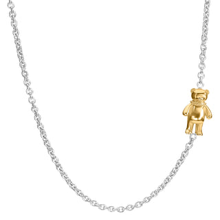 2mm Silver & Gold Bear Chain