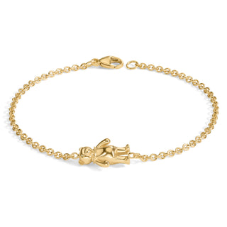 2mm Gold Bear Bracelet