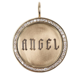 Single Name Channel Set Round Charm