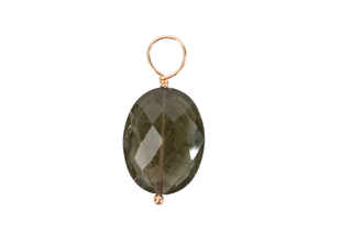 Tourmaline Faceted Wired Gemstone