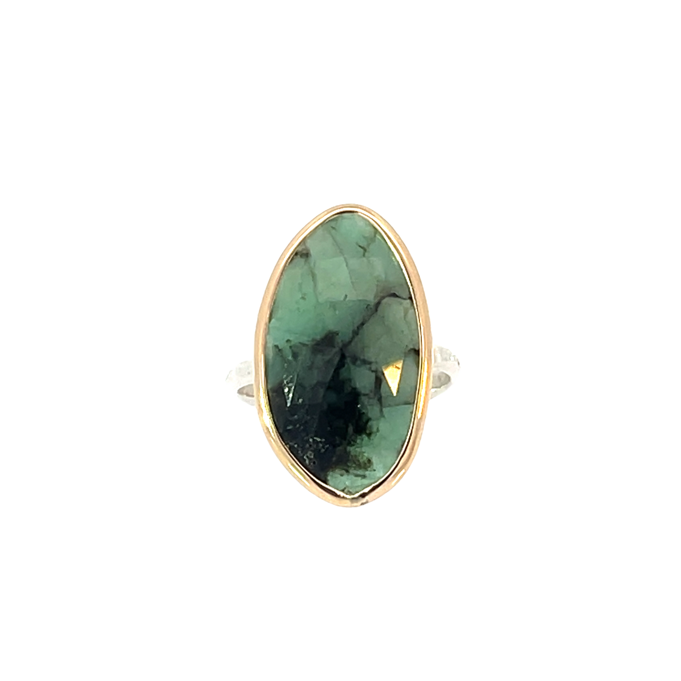 Emerald Elizabeth Stone Ring