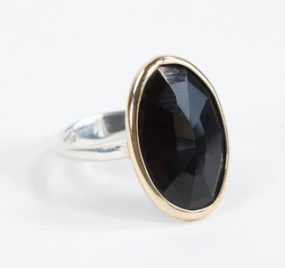 Black Spinel Elizabeth Stone Ring