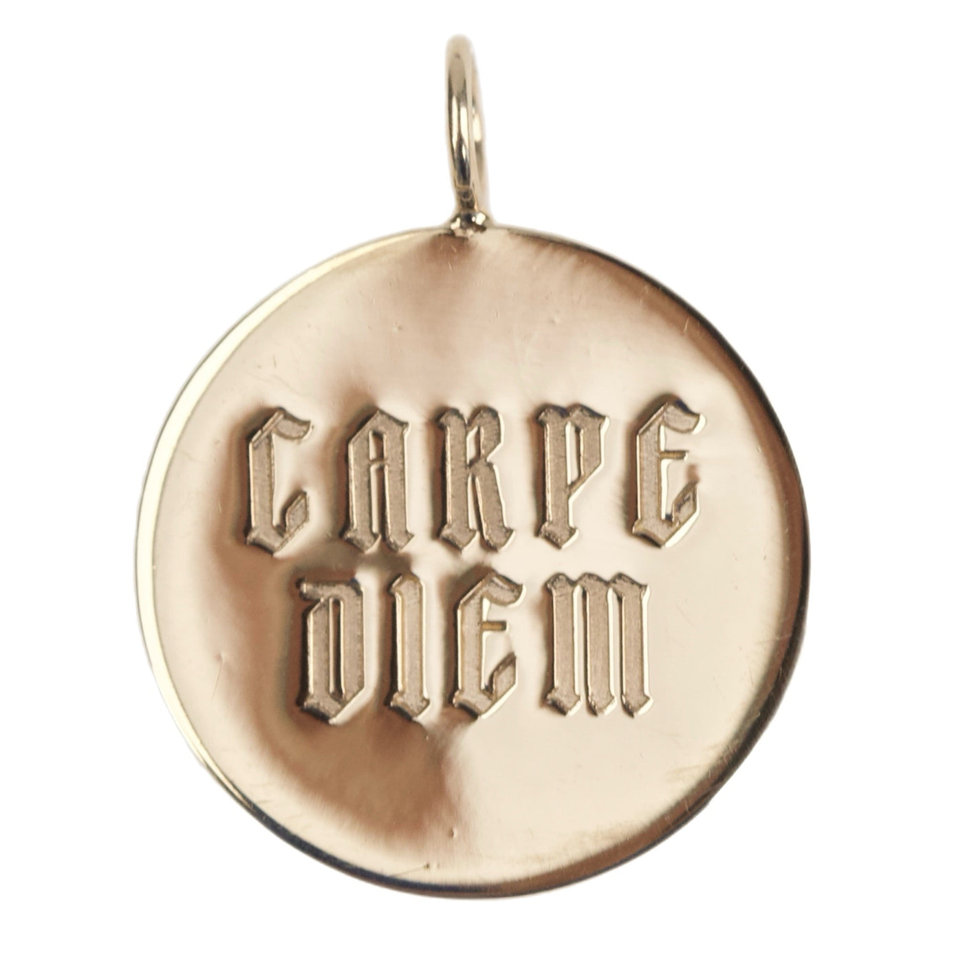 Carpe Diem Round Charm