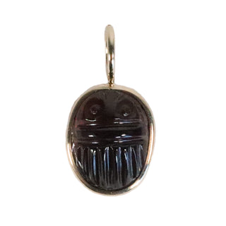 Carved Scarab Garnet Elizabeth Stone