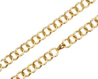 Gold Handmade Circle Chain