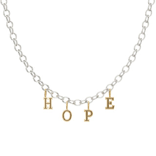 4.8mm Silver and Gold Hope Chain