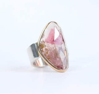 Pink Tourmaline Elizabeth Stone Ring