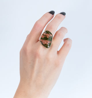 Unakite Elizabeth Stone Ring