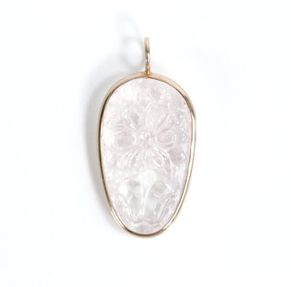 26.26ct Carved Morganite Elizabeth Stone