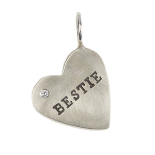 Bestie Heart Charm