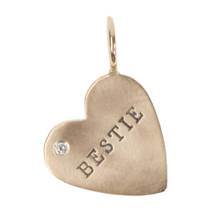 Bestie Heart Charm