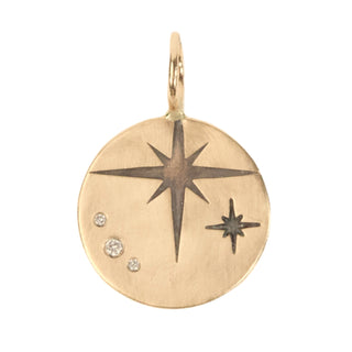 Starburst Small Round Charm