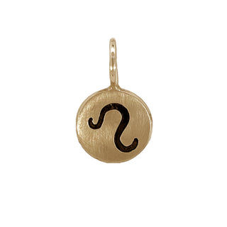 Zodiac Sign Round Charm