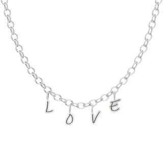 4.8mm Silver Love Chain