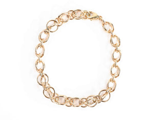 Gold Handmade Rain Chain Bracelet