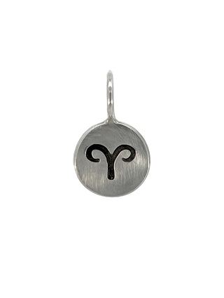 Zodiac Sign Round Charm