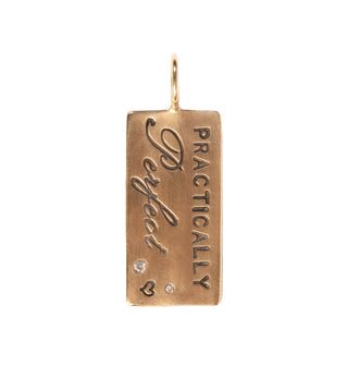 Practically Perfect Yellow Gold Small ID Tag