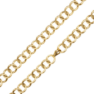 Gold Handmade Circle Chain