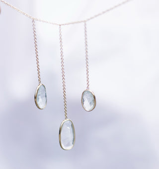 Aquamarine Drop Chain