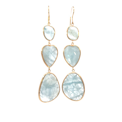 Aquamarine Elizabeth Stone Earrings