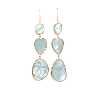 Aquamarine Elizabeth Stone Earrings