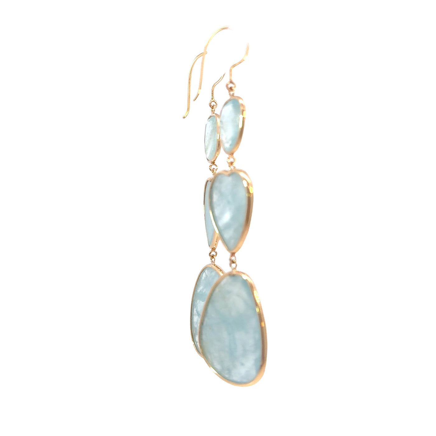 Aquamarine Elizabeth Stone Earrings