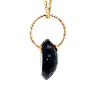 Medium Black Spinel Maggie Stone