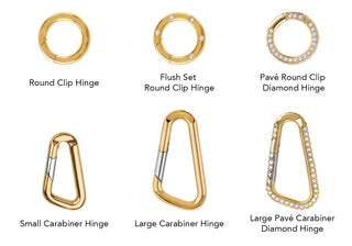 3mm Solid 14k Gold Hinge Chain