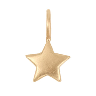 Gold Brushed Puffy Star