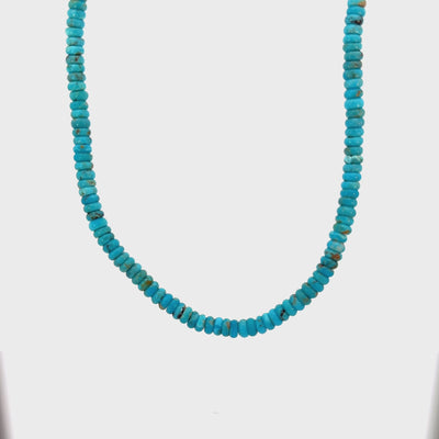 16" Blue Turquoise Wheel Chain