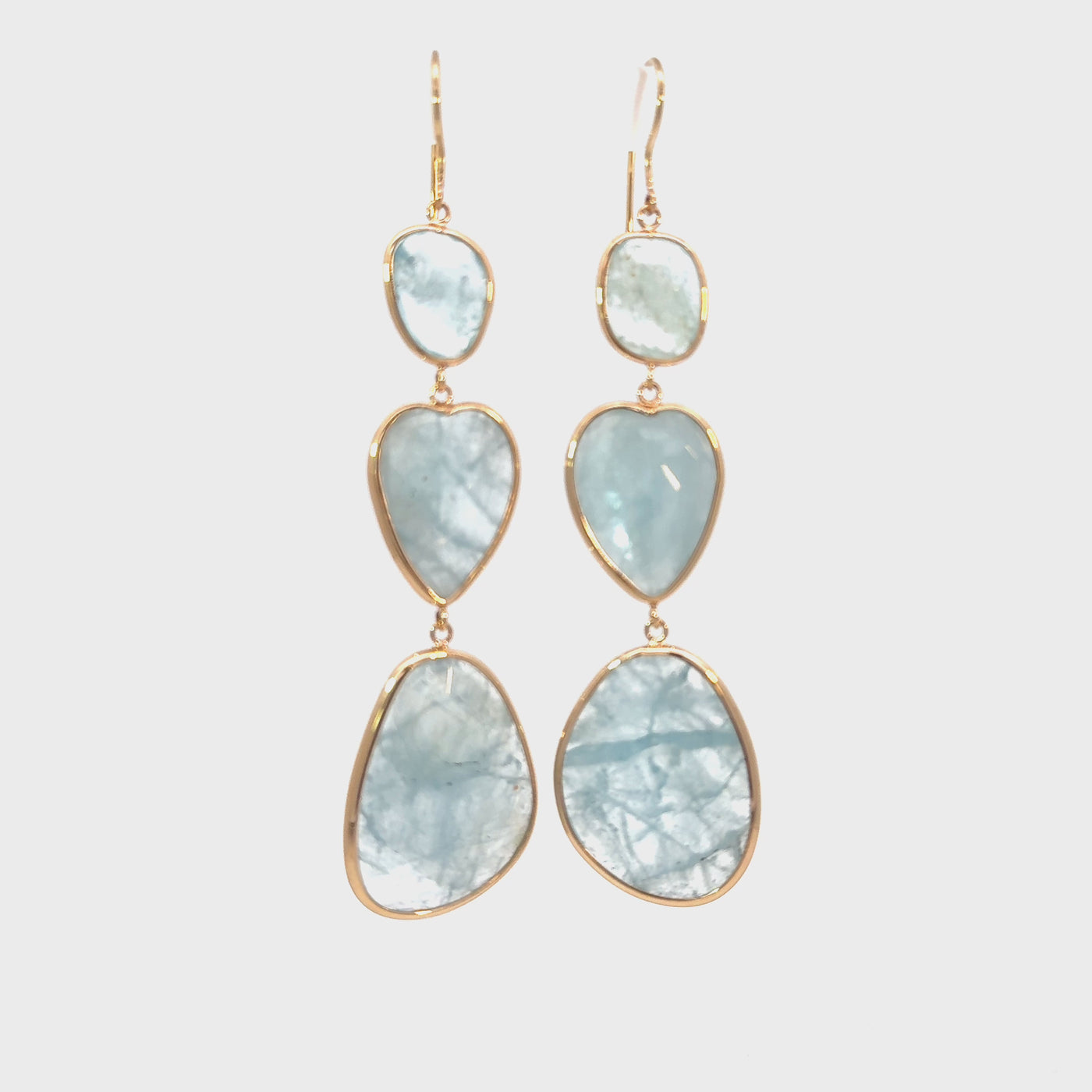 Aquamarine Elizabeth Stone Earrings