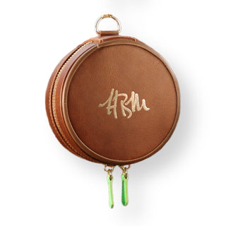 Round Leather Jewelry Case — Pre-Order