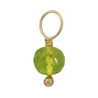 Peridot Faceted Ball Gemstone