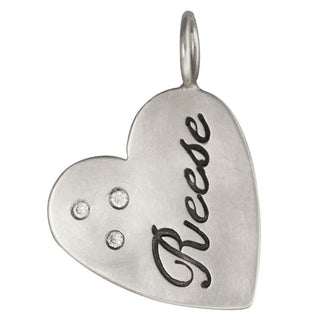 Name Heart Charm