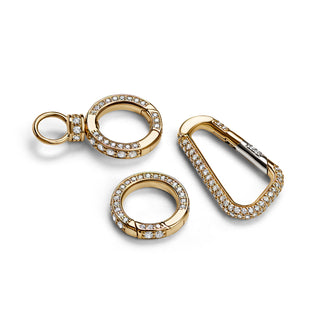 Pavé Round Swivel Diamond Hinge