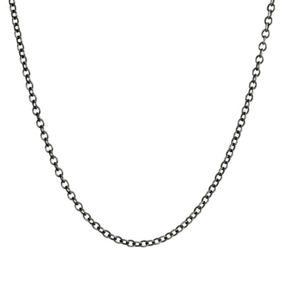 3mm Silver Patina Chain