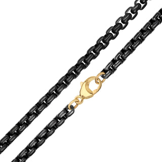 4mm Stainless Steel Black Chain