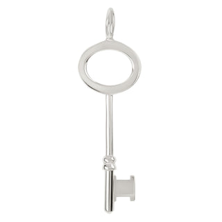 Large Silver Tiny Key