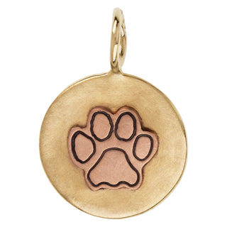 Paw Round Charm