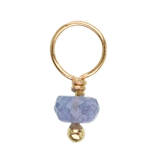 Tanzanite Faceted Rondelle Gemstone