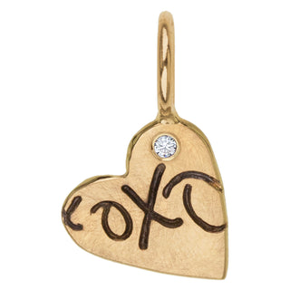 XOXO Heart Charm